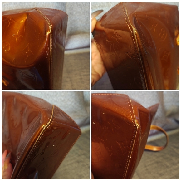 Louis Vuitton Bronze Vernis Monogram Reade PM - Picture 2 of 15